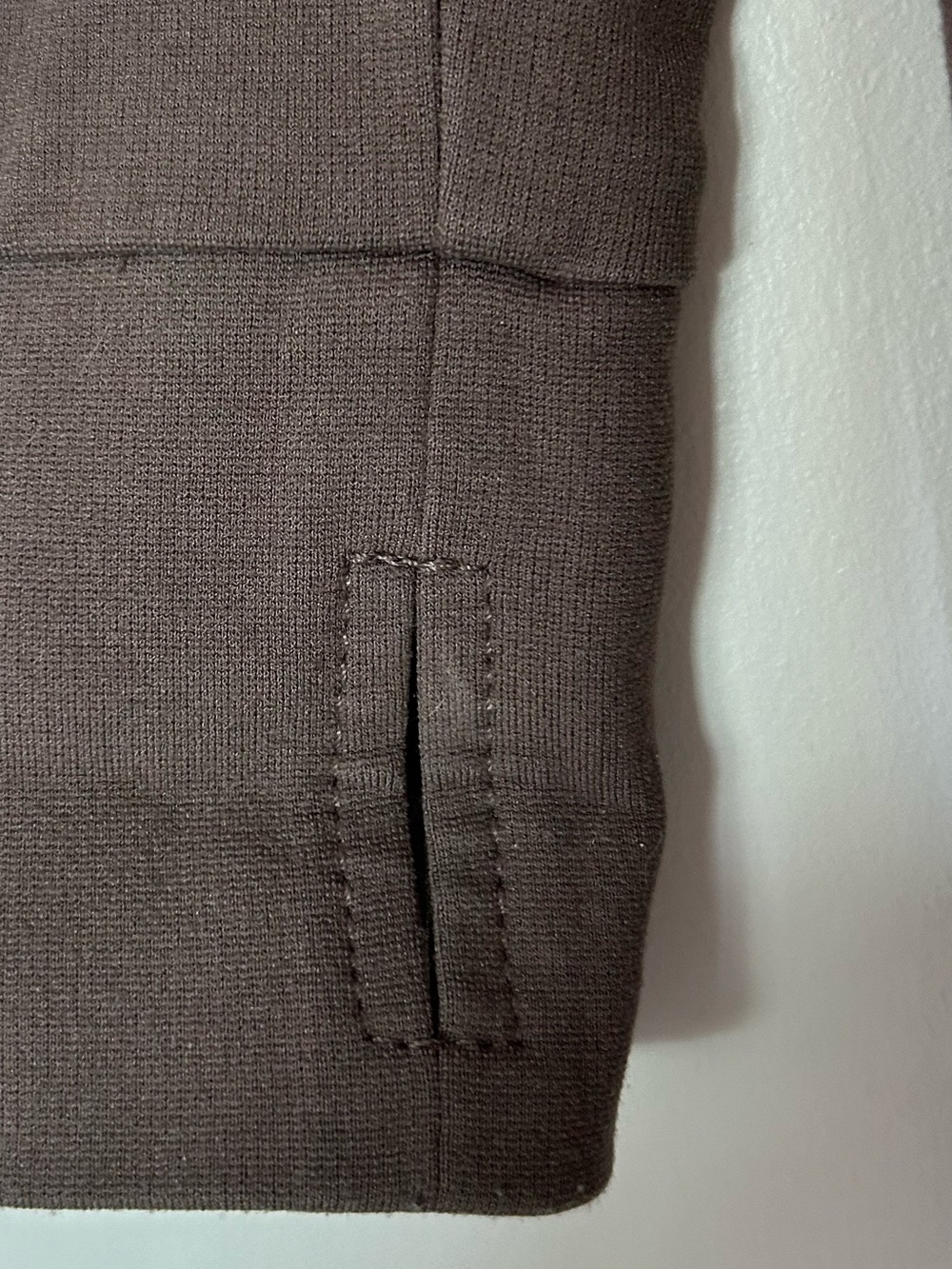 White House Black Market asymmetrical cowl-neck jacket sz 4 - Picture 10 of 15